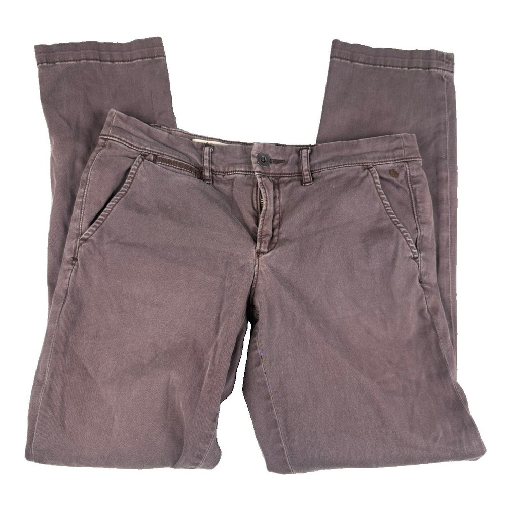 Pilcro and the Letterpress Women Hyphen Pant Size 27 Charcoal Dark Purple Chinos